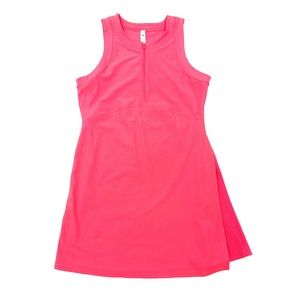 Lululemon Grid-Texture Sleeveless Tennis Dress in Lip Gloss Size 8